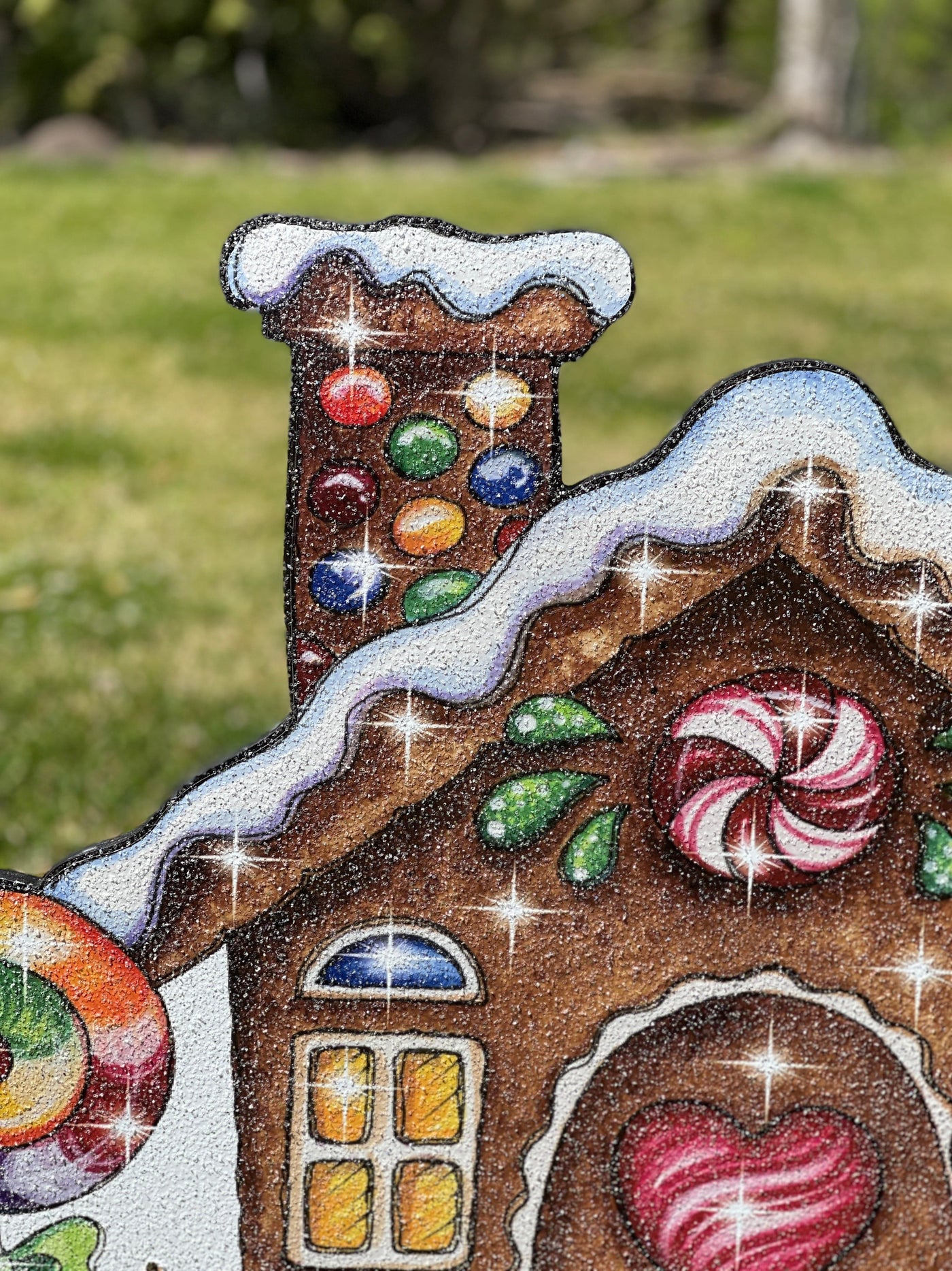Christmas Gingerbread House Yard Sign