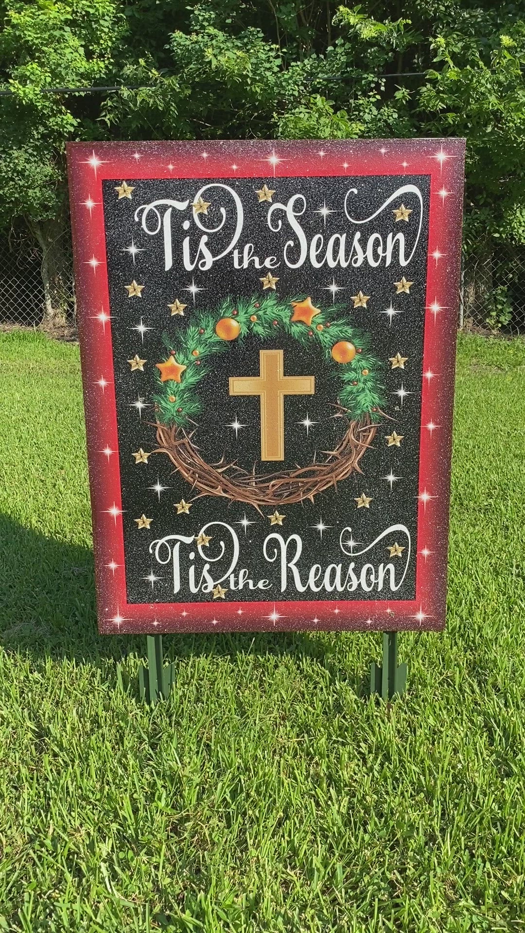 Wooden Christmas Sign