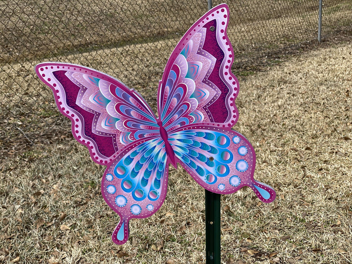 butterfly yard art