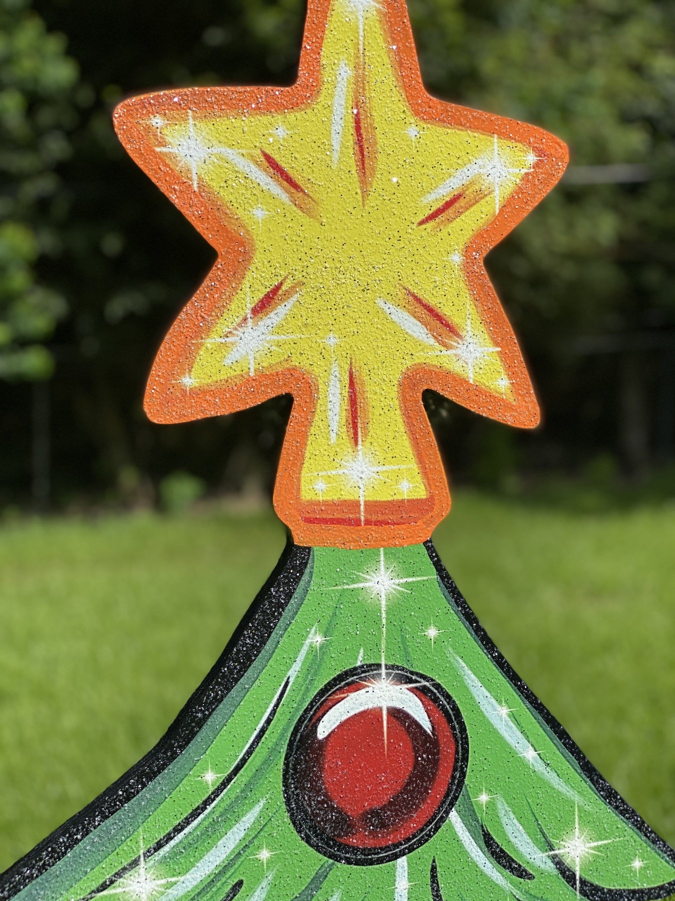 Christmas Tree 66" with NO lights Christmas Yard Art Christmas Yard Decorations Yard Art Decor