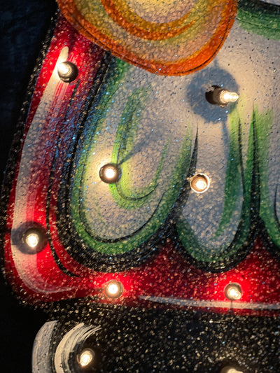 Lighted Simple Mrs. Clause DIY Christmas Blank