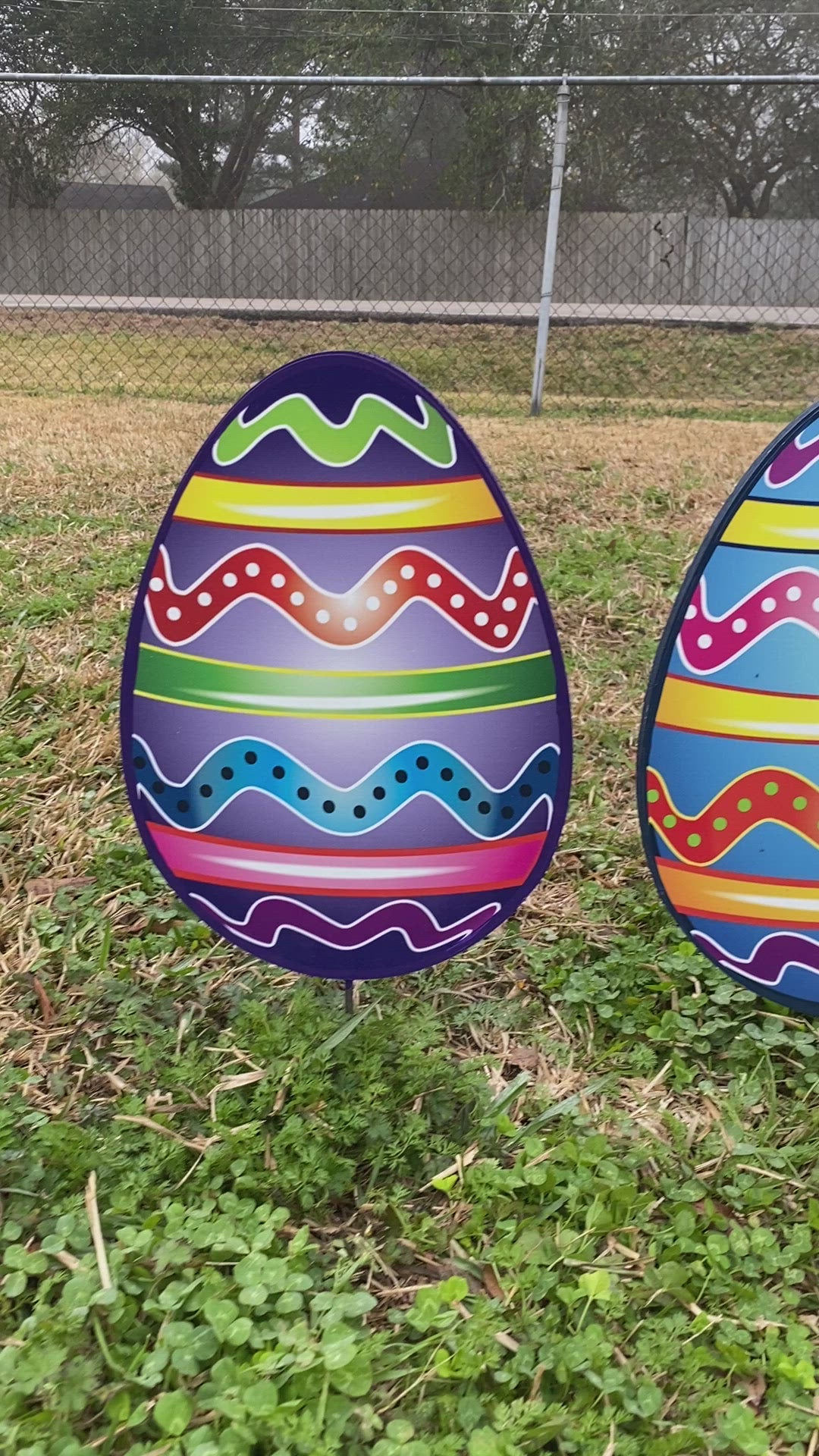 Easter yard art