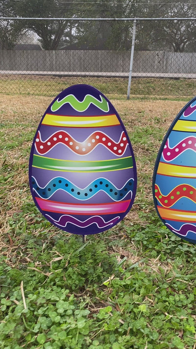 Easter yard art