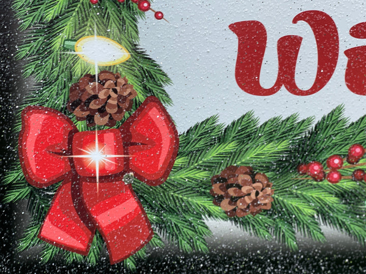 Personalized Merry Christmas Outdoor Sign