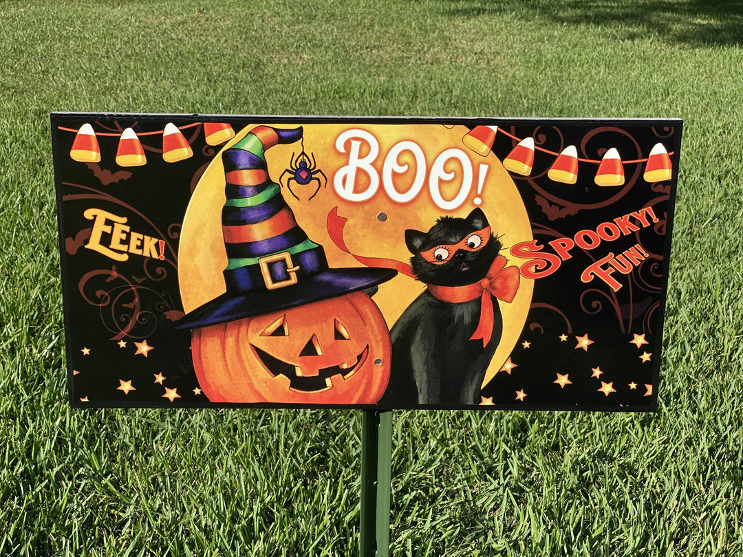 Outdoor Halloween Yard Sign