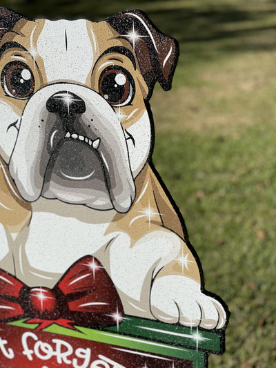 Christmas Dog Outdoor Decoration