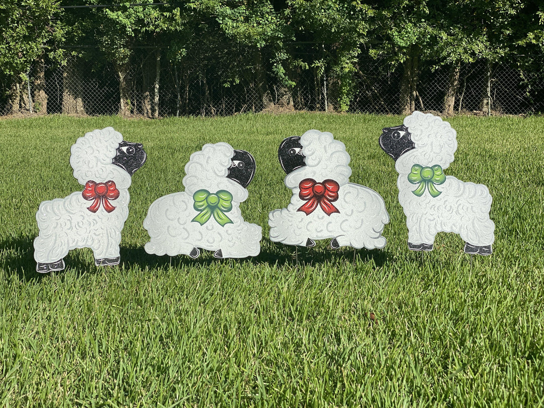 Christmas lamb Nativity Yard Decoration