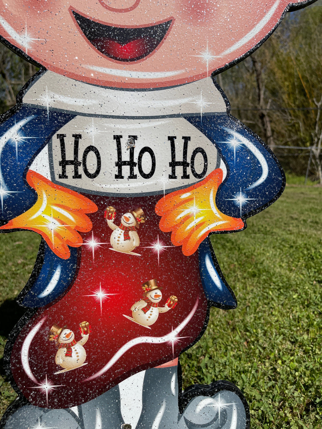 Christmas Elf Yard Art Decoration