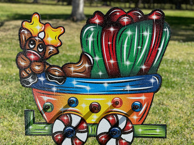 Christmas Santa Train Outdoor Decor