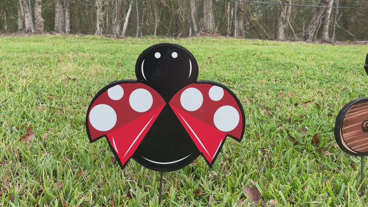 Lady bug Yard Decoration Sign