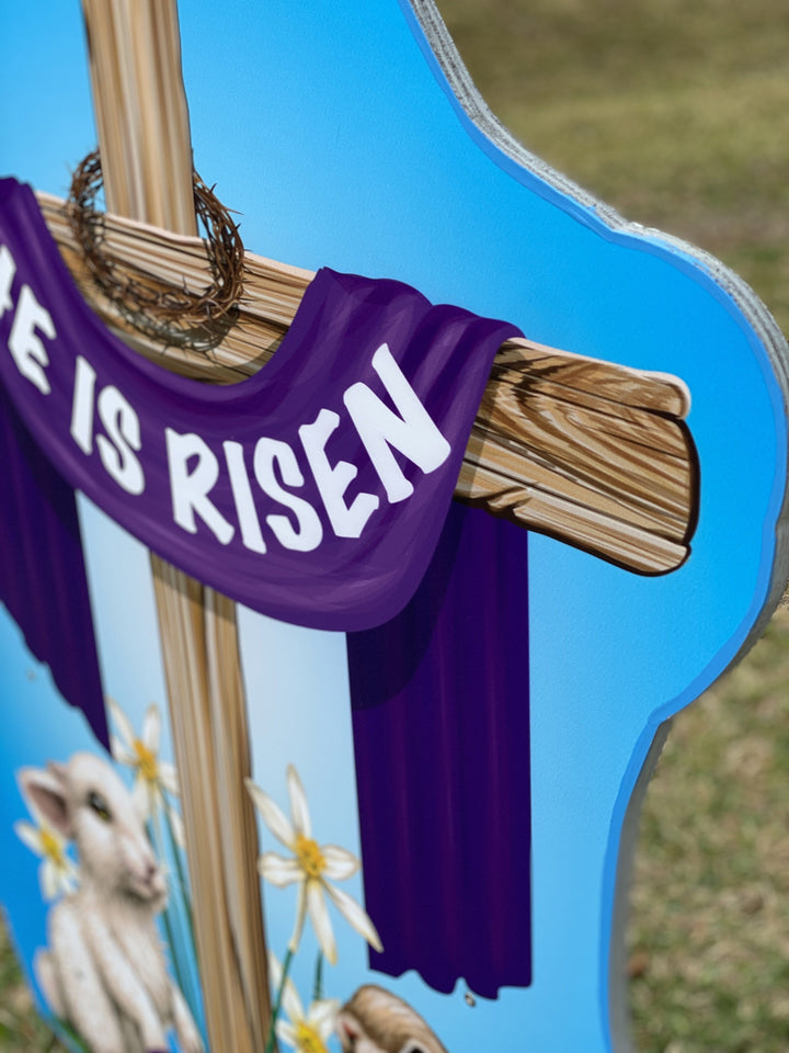 Easter yard art