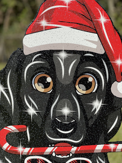 Christmas Dog Outdoor Decoration