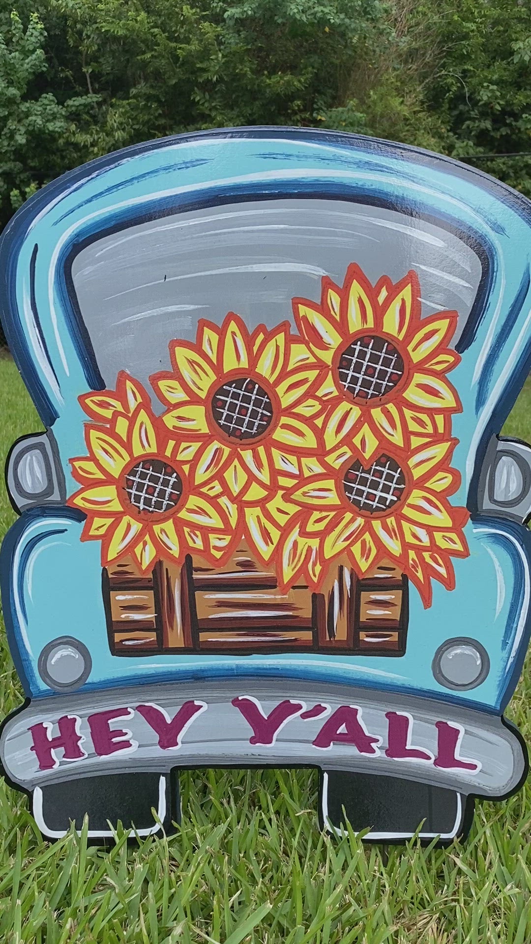 Sunflower Truck yard Decoration