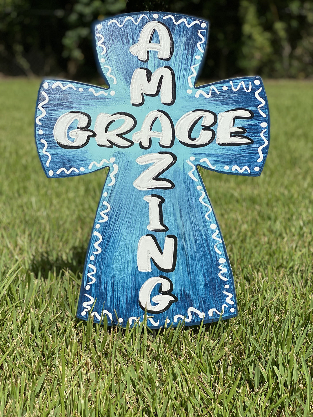 Amazing Grace Cross Decor