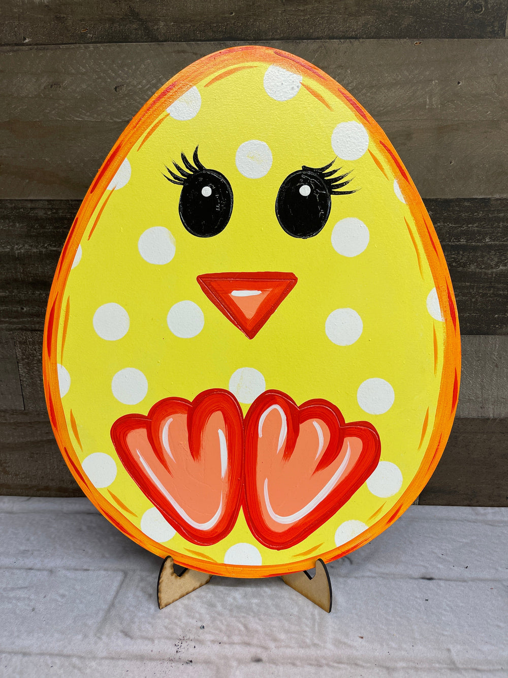 Easter Egg Chick Yard Sign