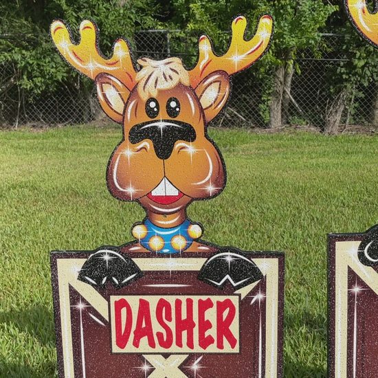 Christmas Reindeer Outdoor Display Decor