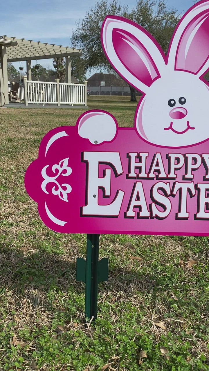 Easter yard art