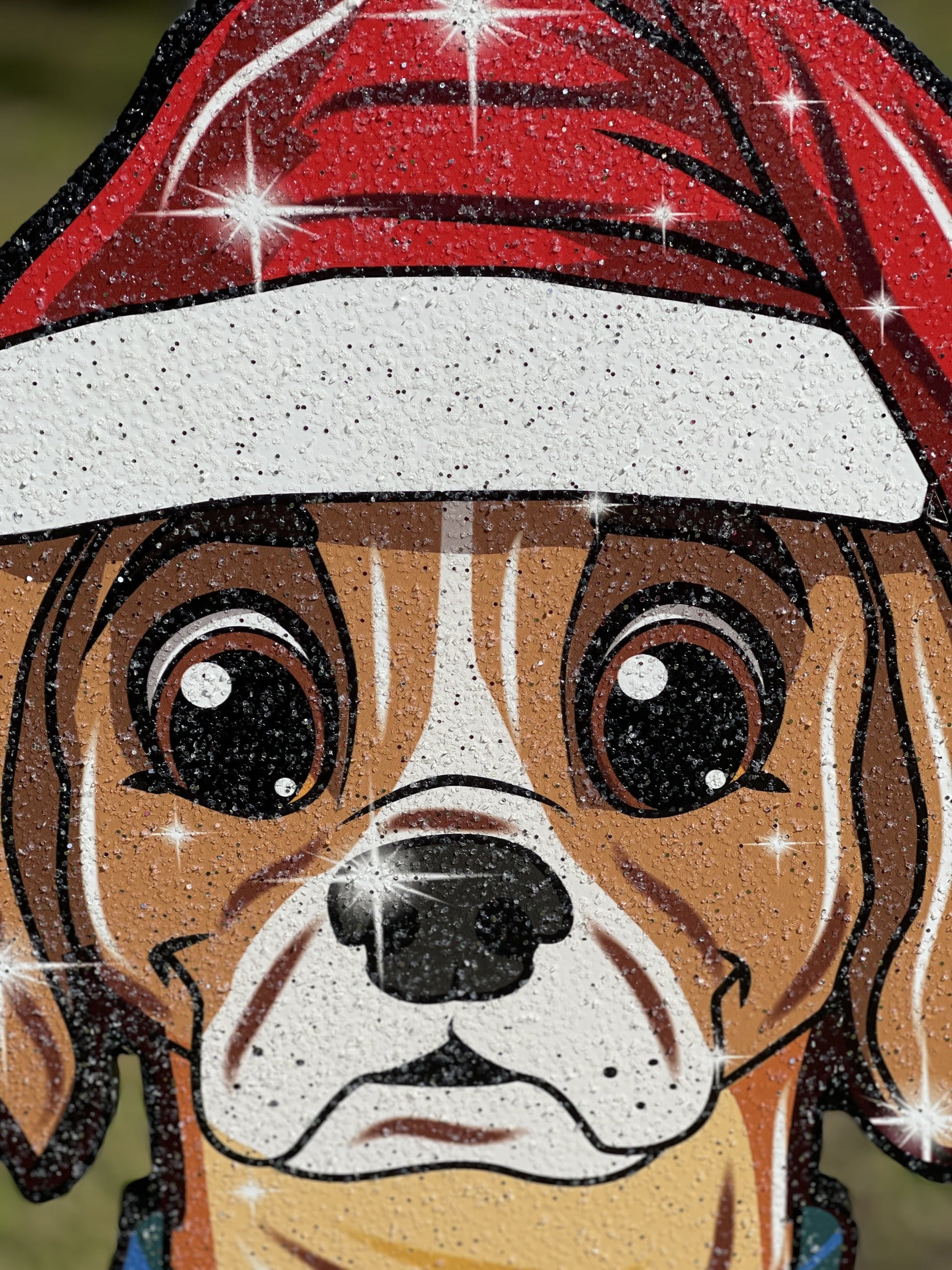 Christmas Dog Outdoor Decoration