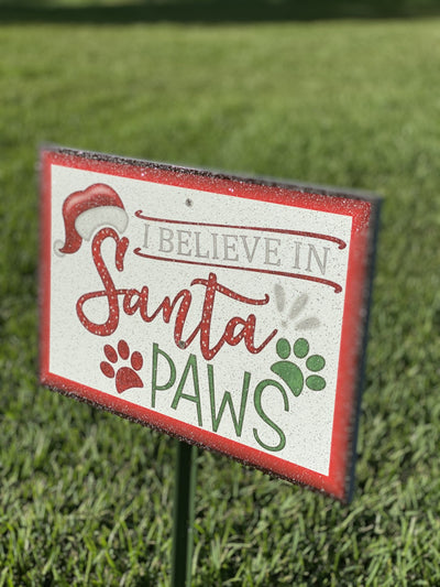 Santa Paws Yard Decoration