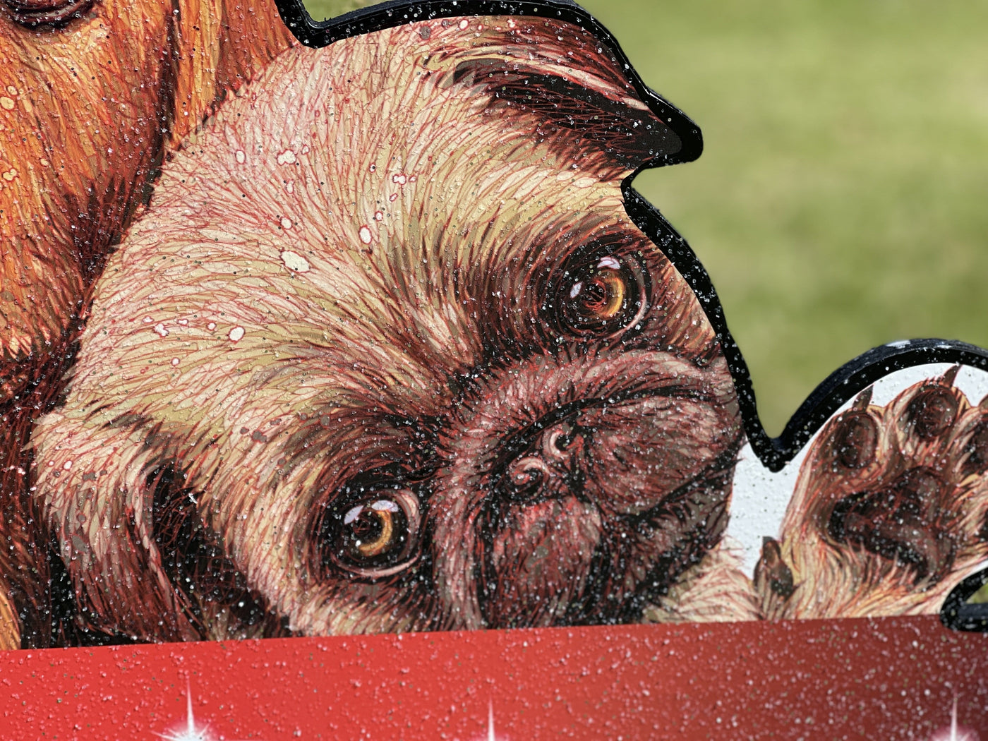 Christmas Dog Outdoor Decoration