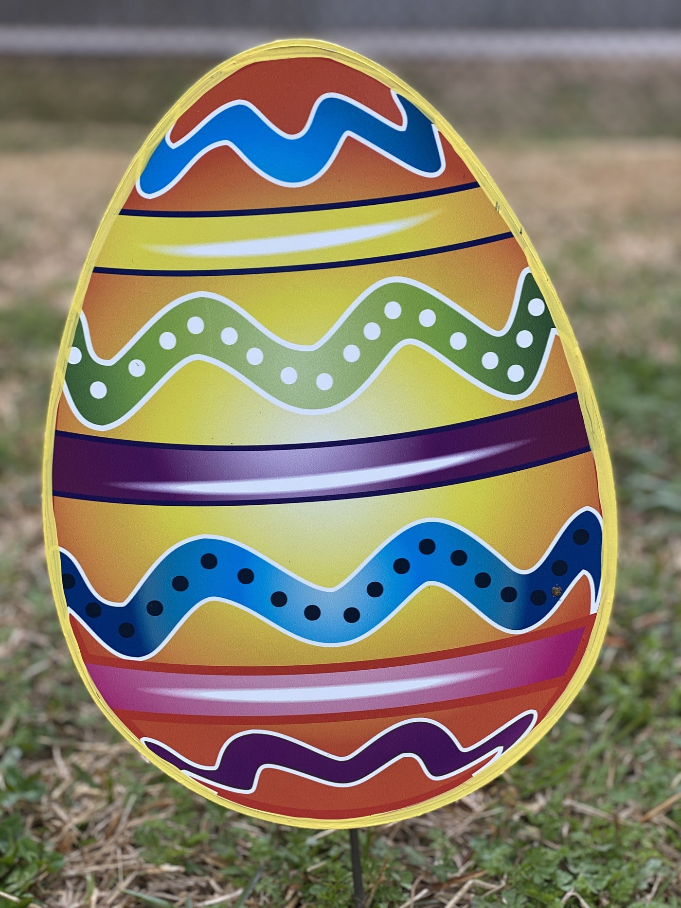 Easter yard art