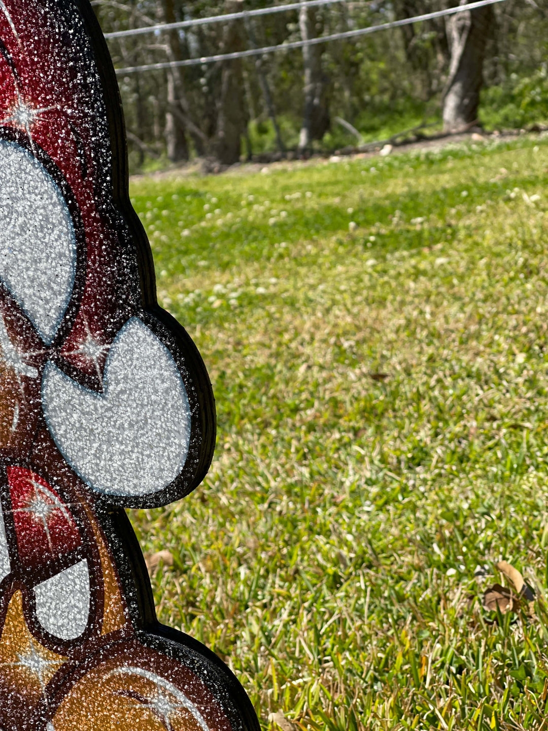 Christmas Gingerbread Baby wearing a Stocking Hat Yard Art