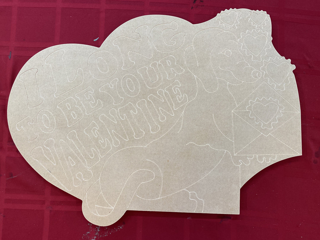 I Long to Be Yours Dachshund DIY Craft