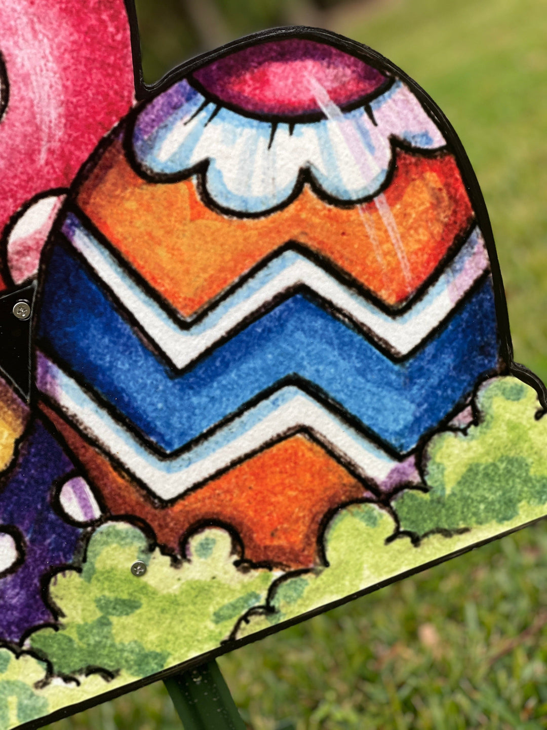 Easter Egg Yard Art Sign Decoration