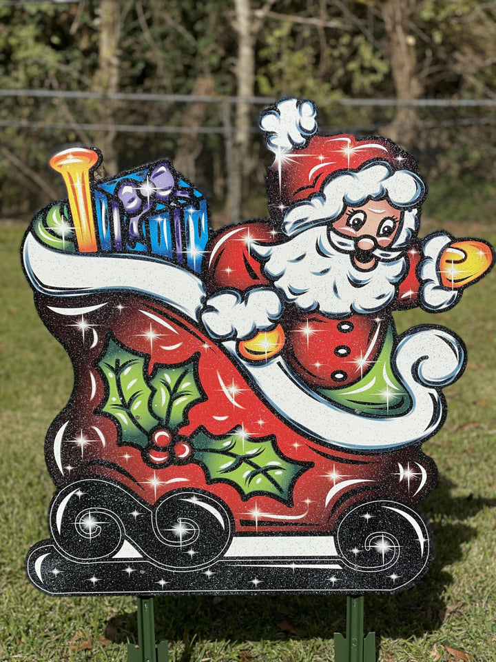 Santa Yard Decoration