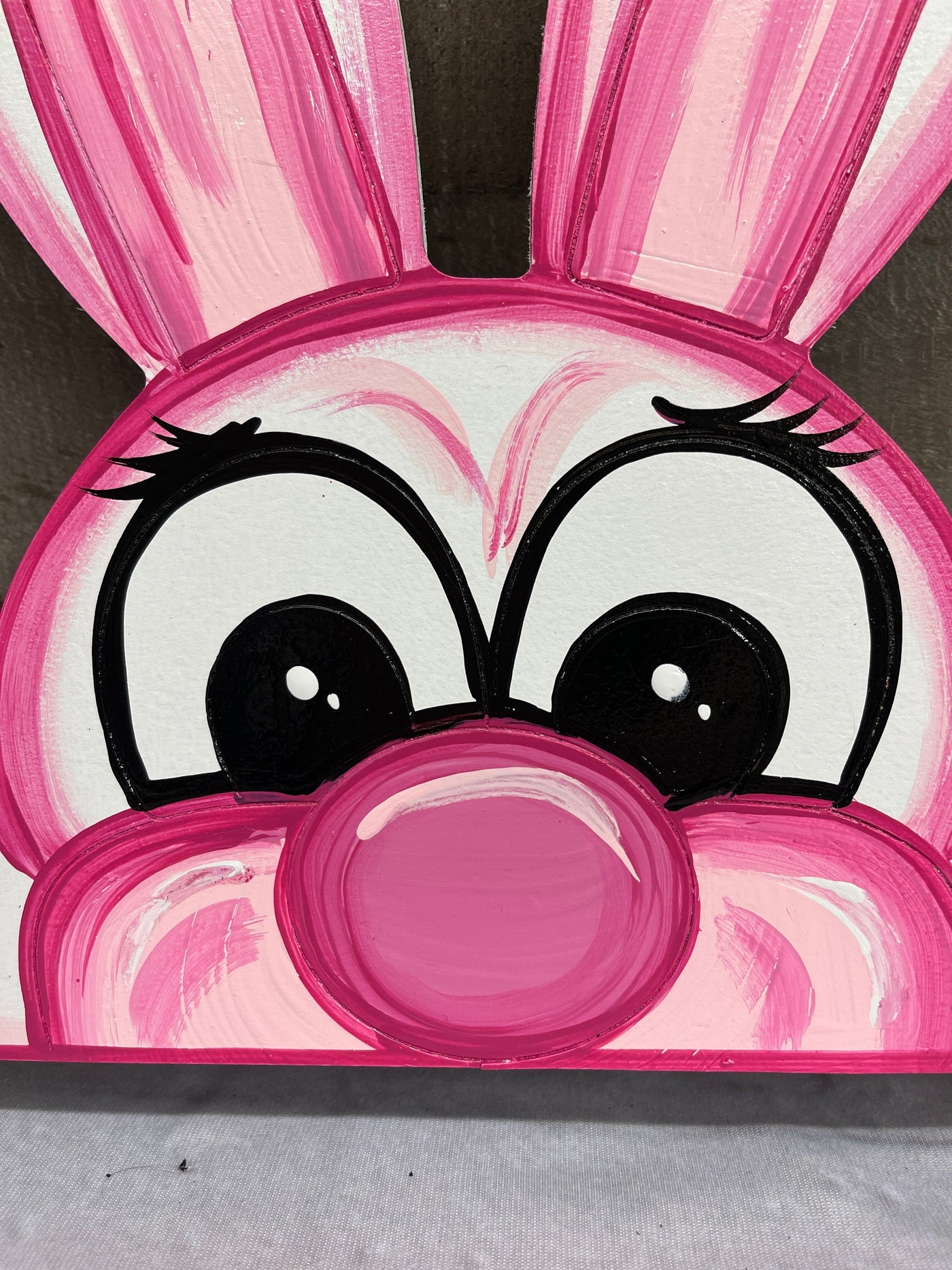 Bunny Coming Out Of Ground Sign BLANK DIY Painted by You!