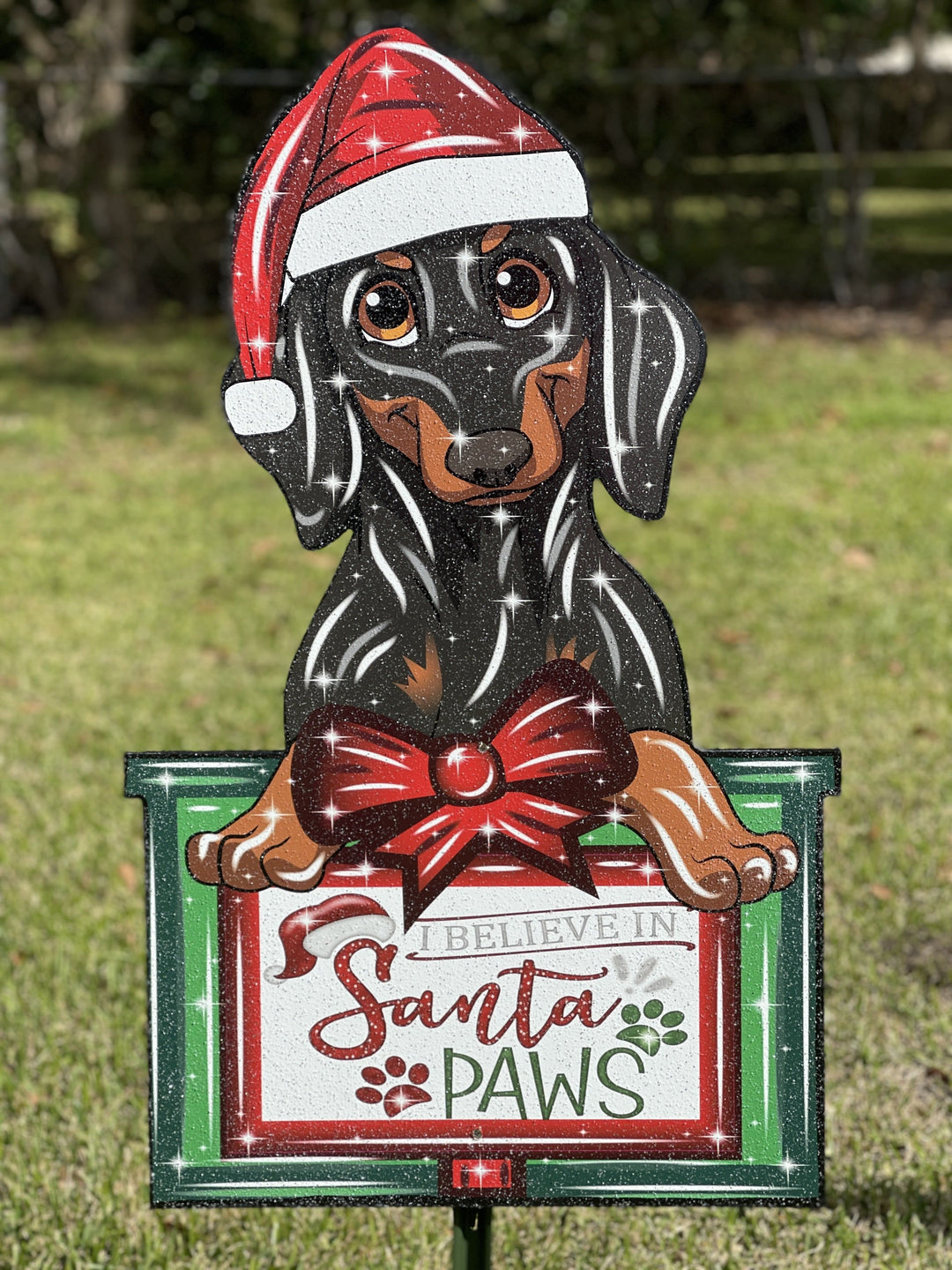 Christmas Dog Outdoor Decoration