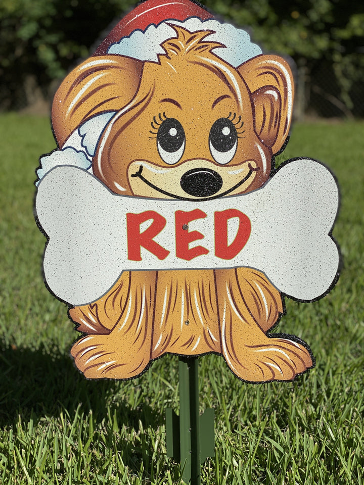 Christmas Dog Sign