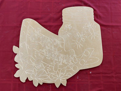 Summertime Memories Yard Art Blank DIY