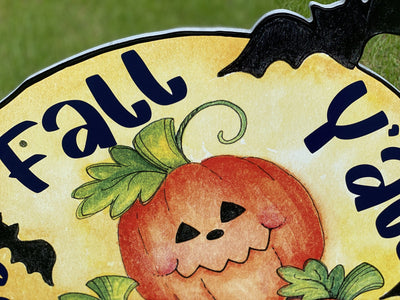 Wooden Halloween Sign