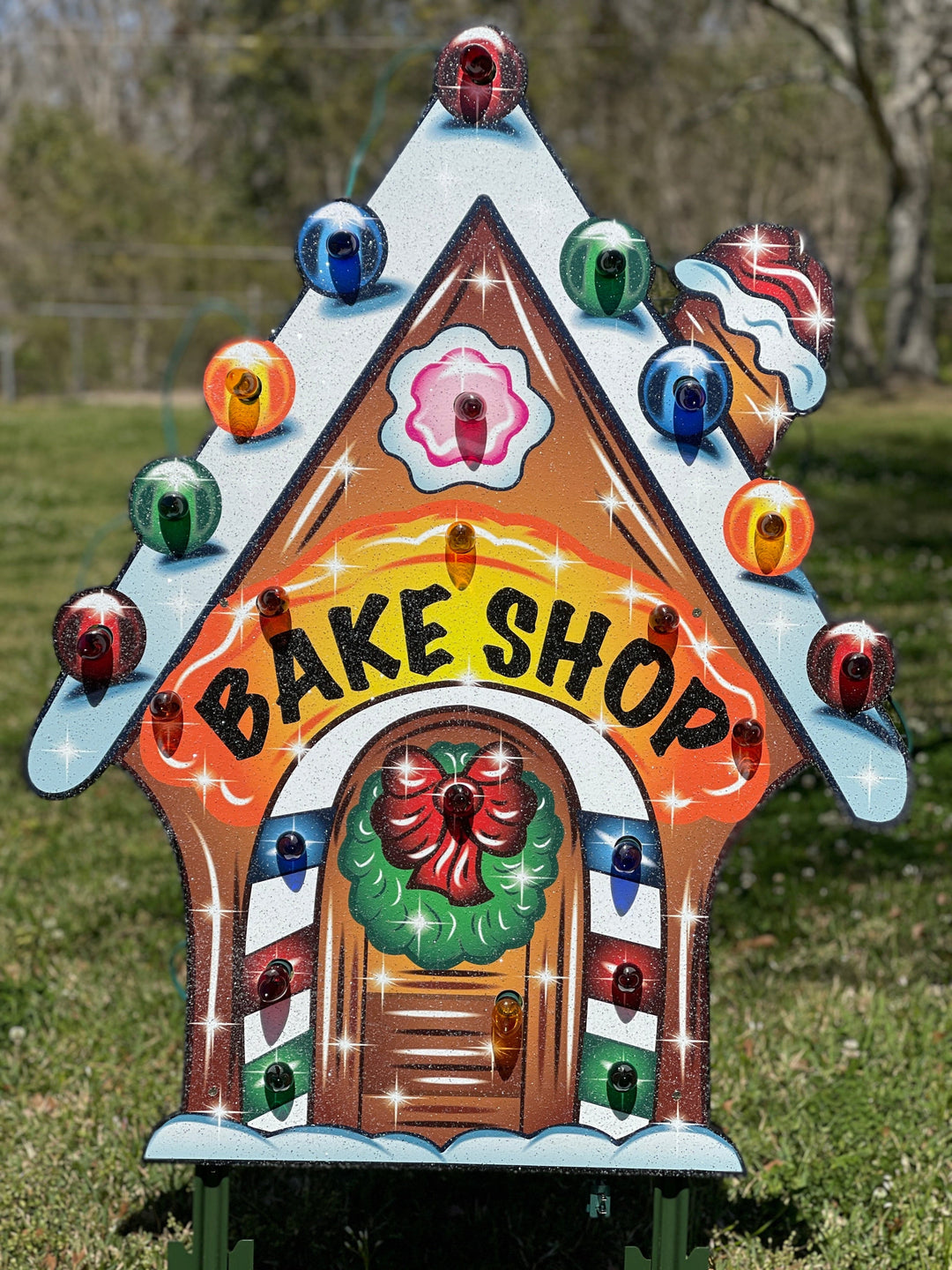 Bake Shop Gingerbread Christmas Outdoor Decoration