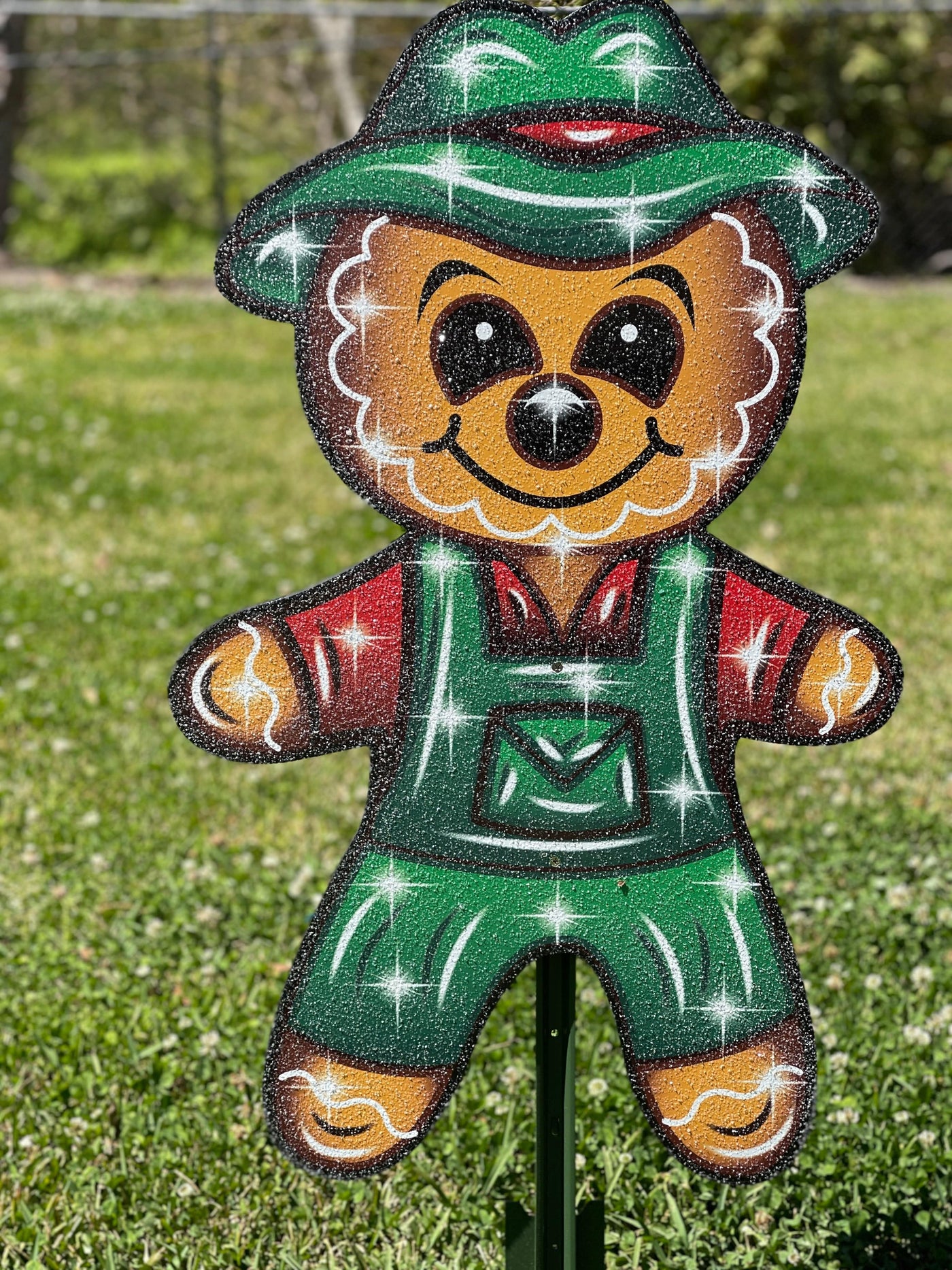 Christmas Gingerbread Yard Art