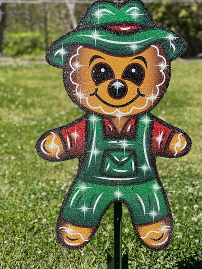 Christmas Gingerbread Yard Art