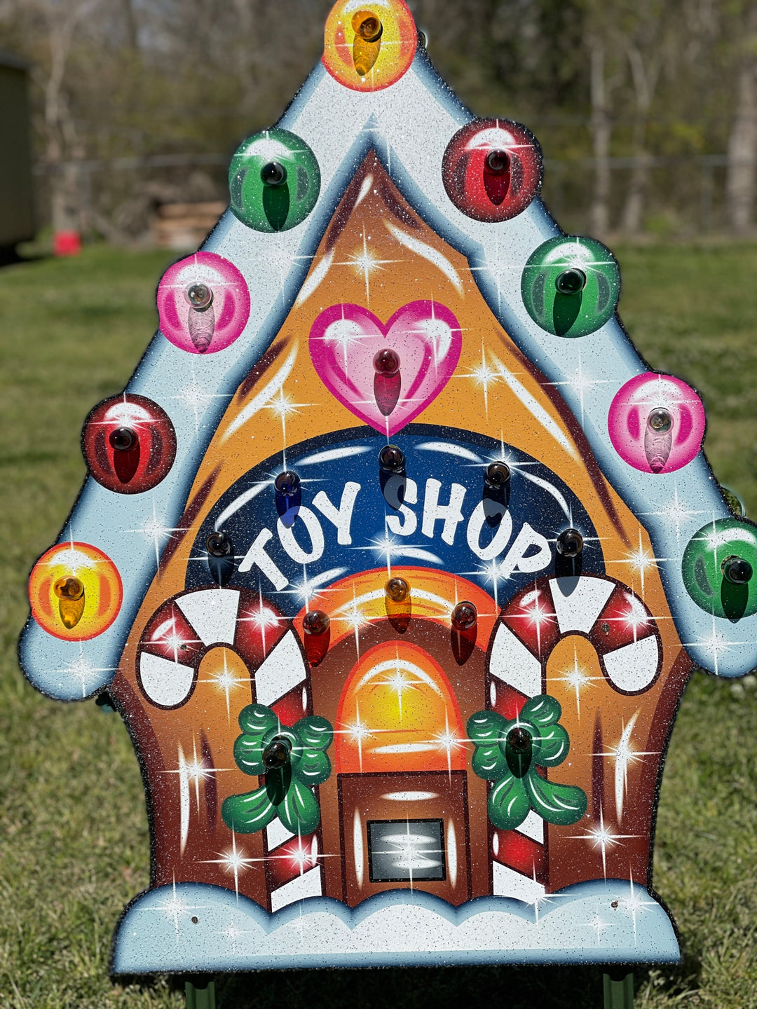 Toy Shop Gingerbread Christmas Outdoor Decoration