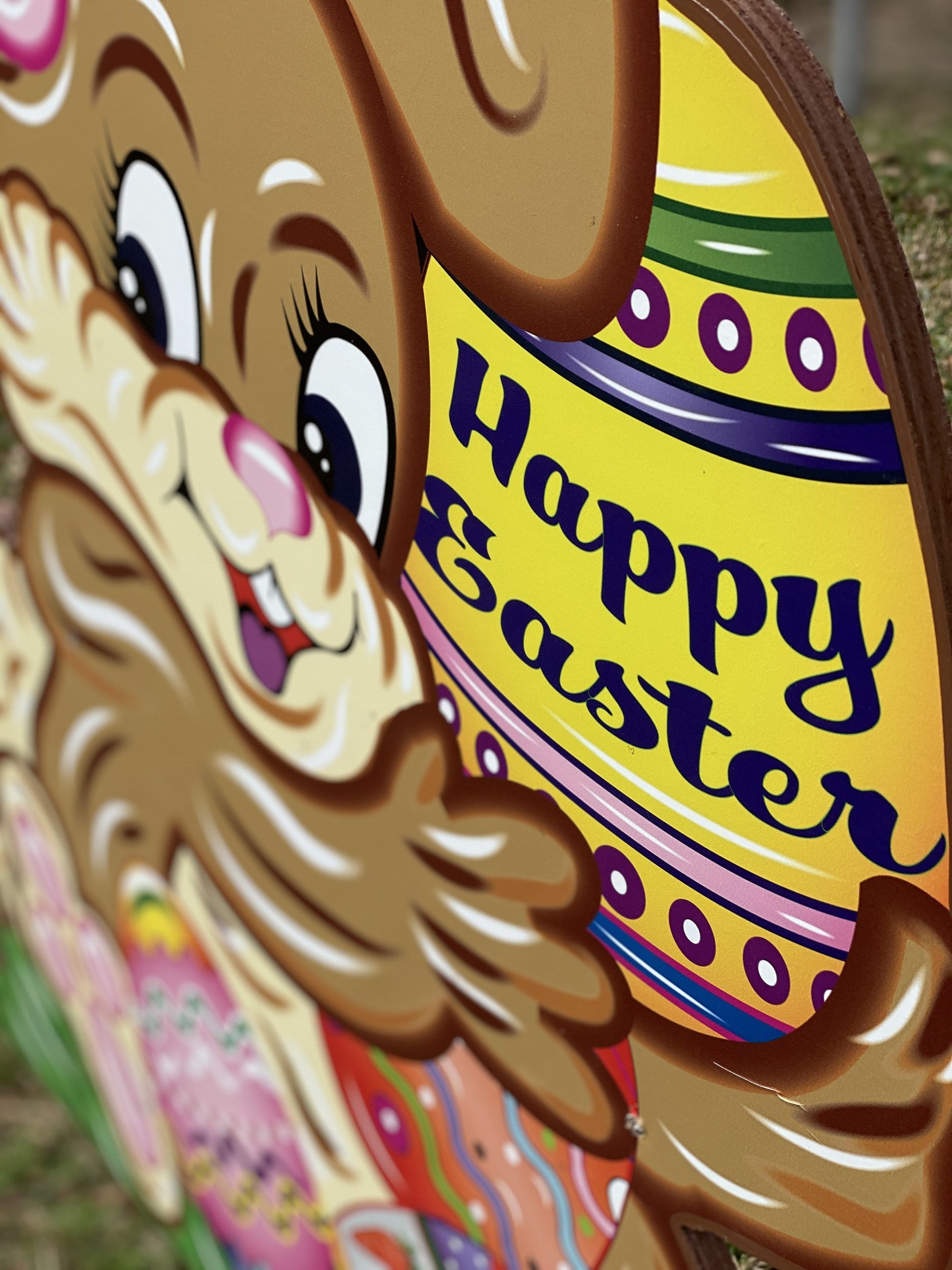Easter yard art