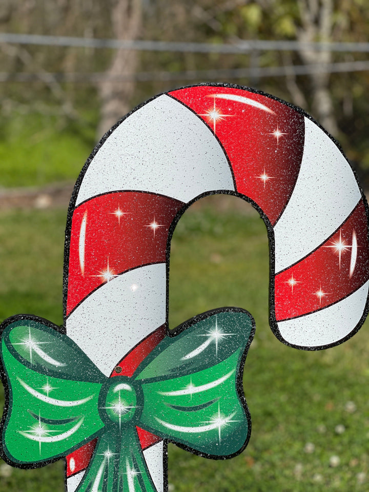 Christmas Candy Canes yard art