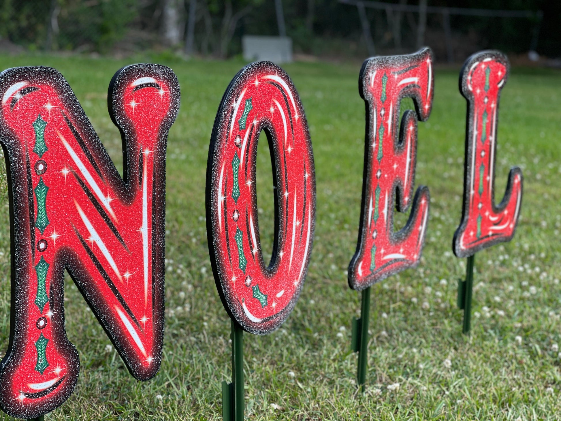 Christmas NOEL letters yard decoration