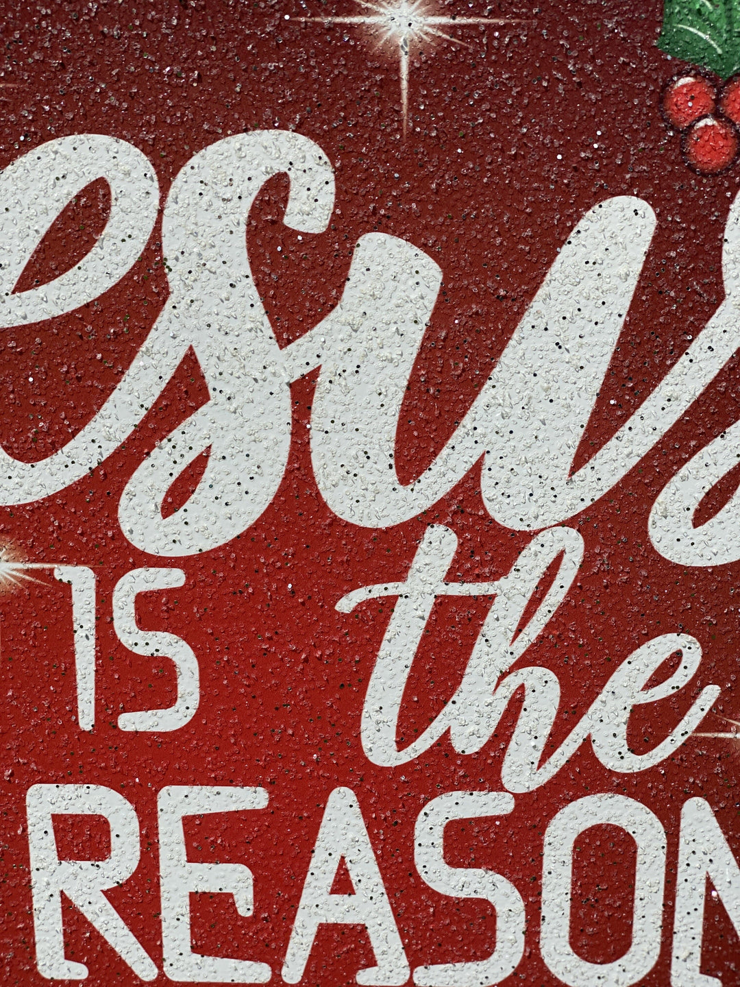 Christmas Yard Art | Jesus is the Reason lighted Christmas Sign