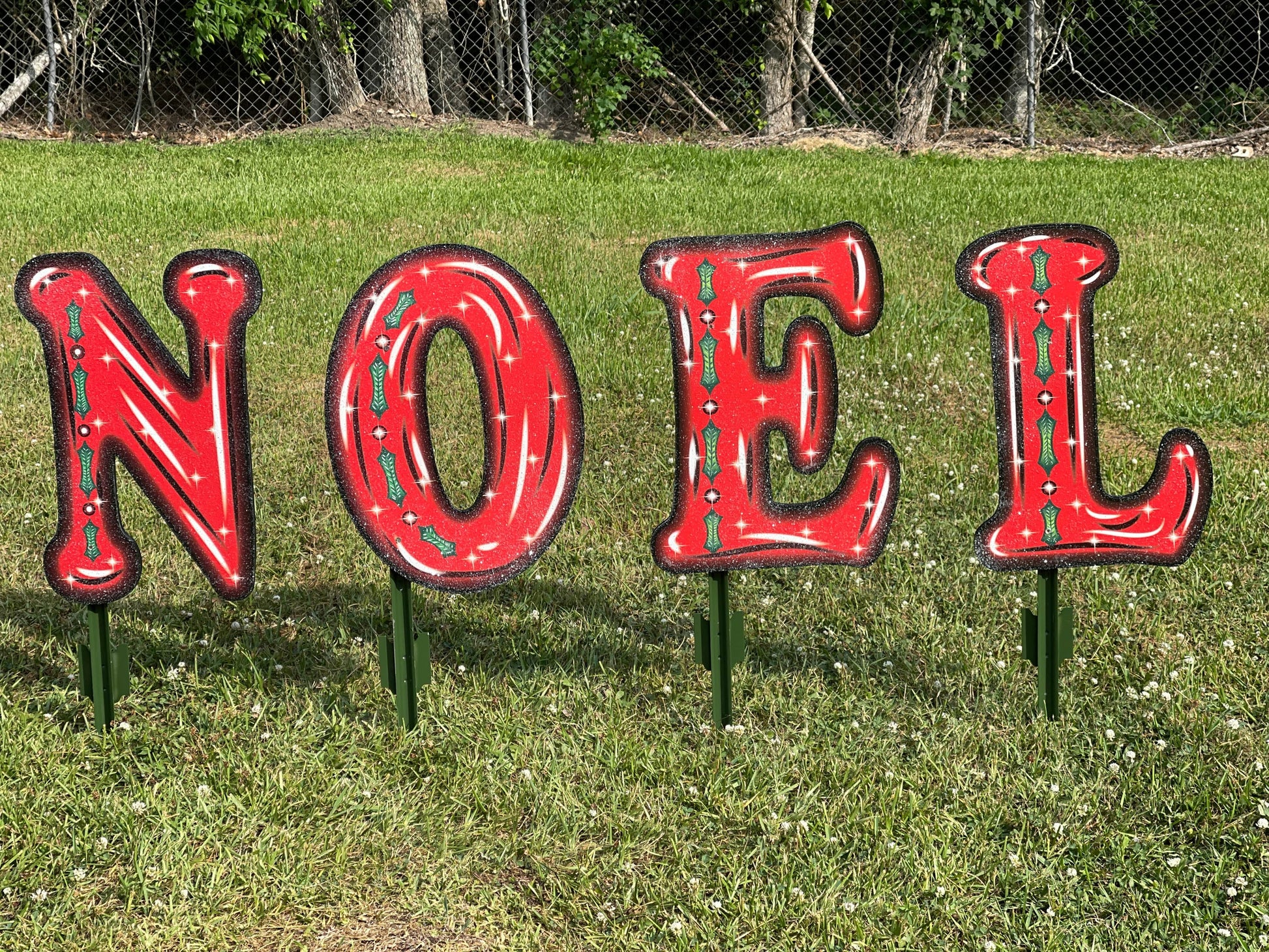 Christmas NOEL letters yard decoration