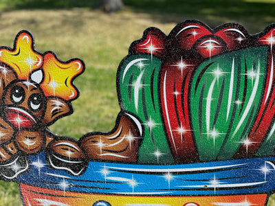 Christmas Santa Train Outdoor Decor