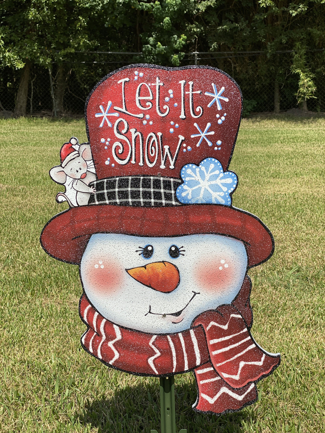 Christmas Snowman Sign