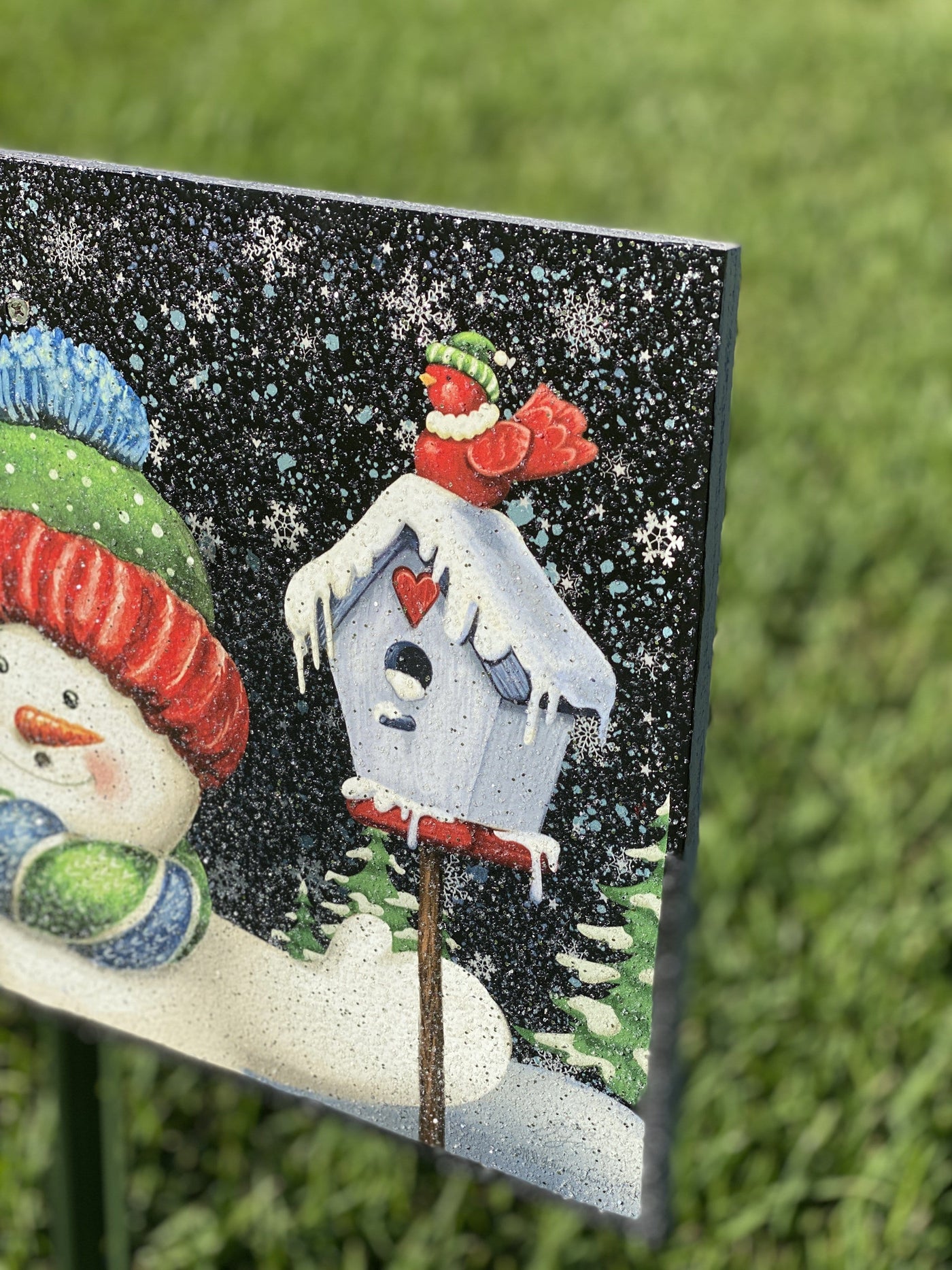Let It Snow Outdoor Christmas Yard Sign