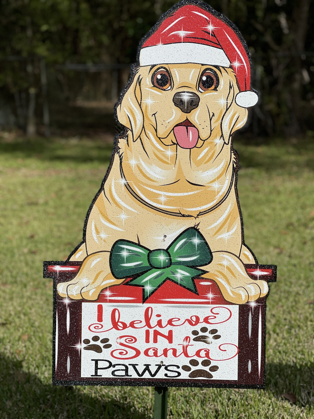 Christmas Dog Outdoor Decoration