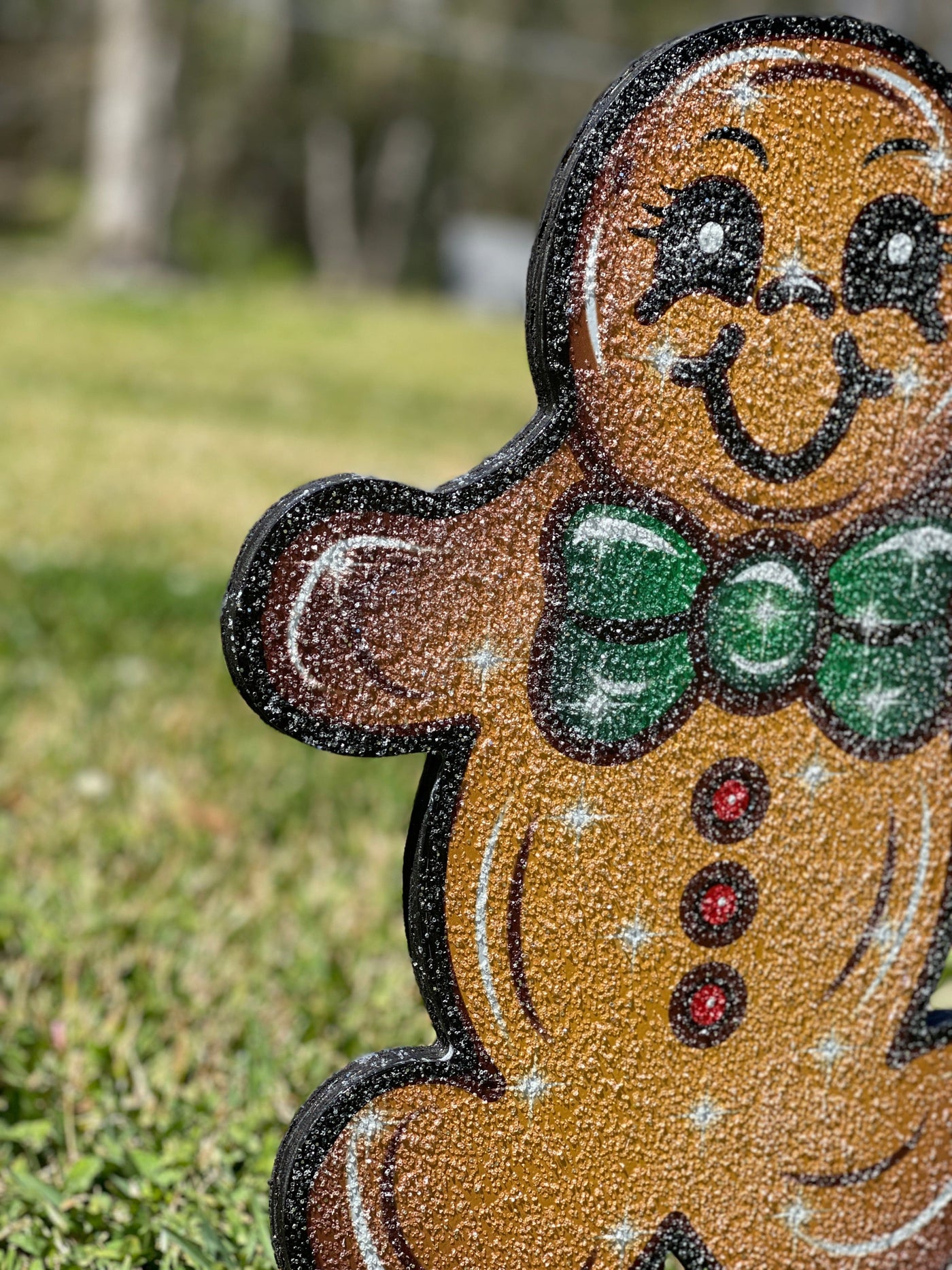 Christmas Gingerbread baby yard sign