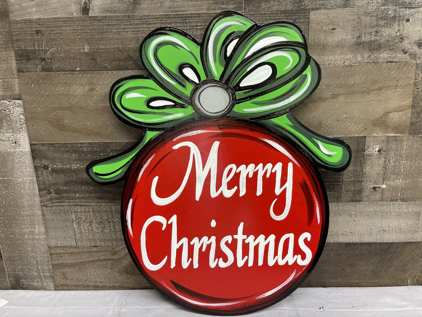 Merry Christmas Ornament Blank Ready to Be Painted By You!