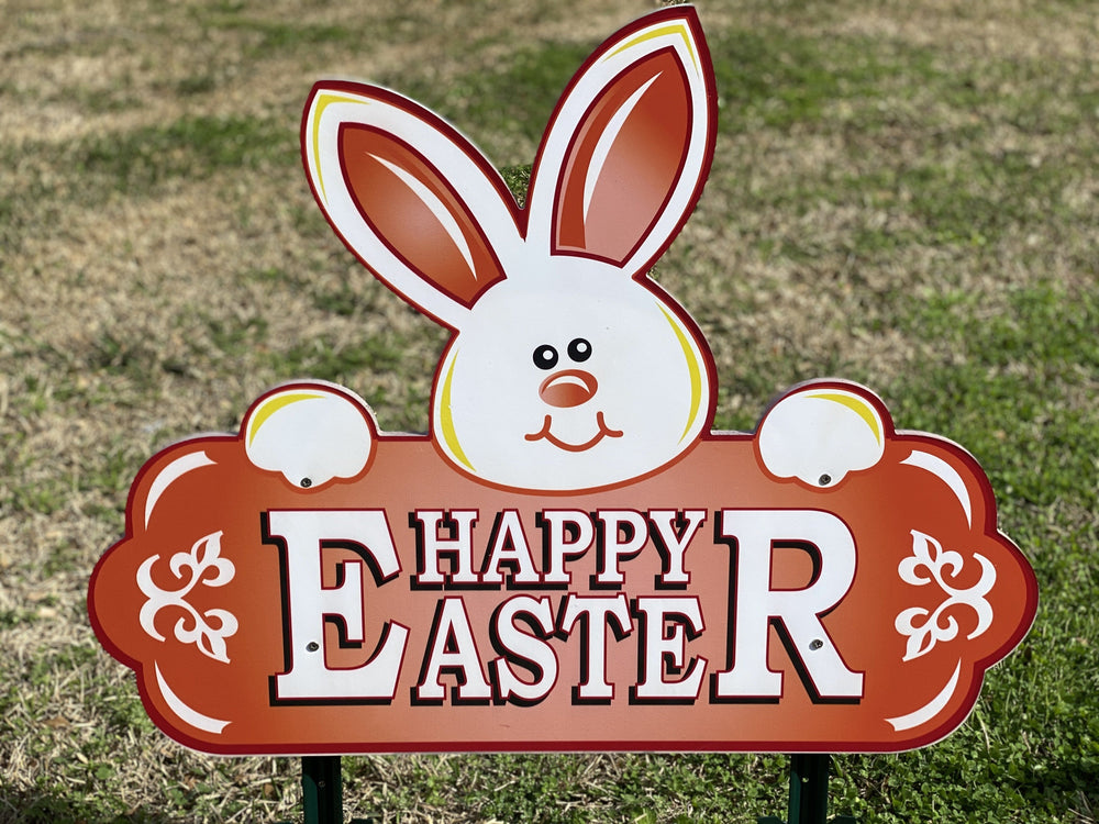 Easter yard art